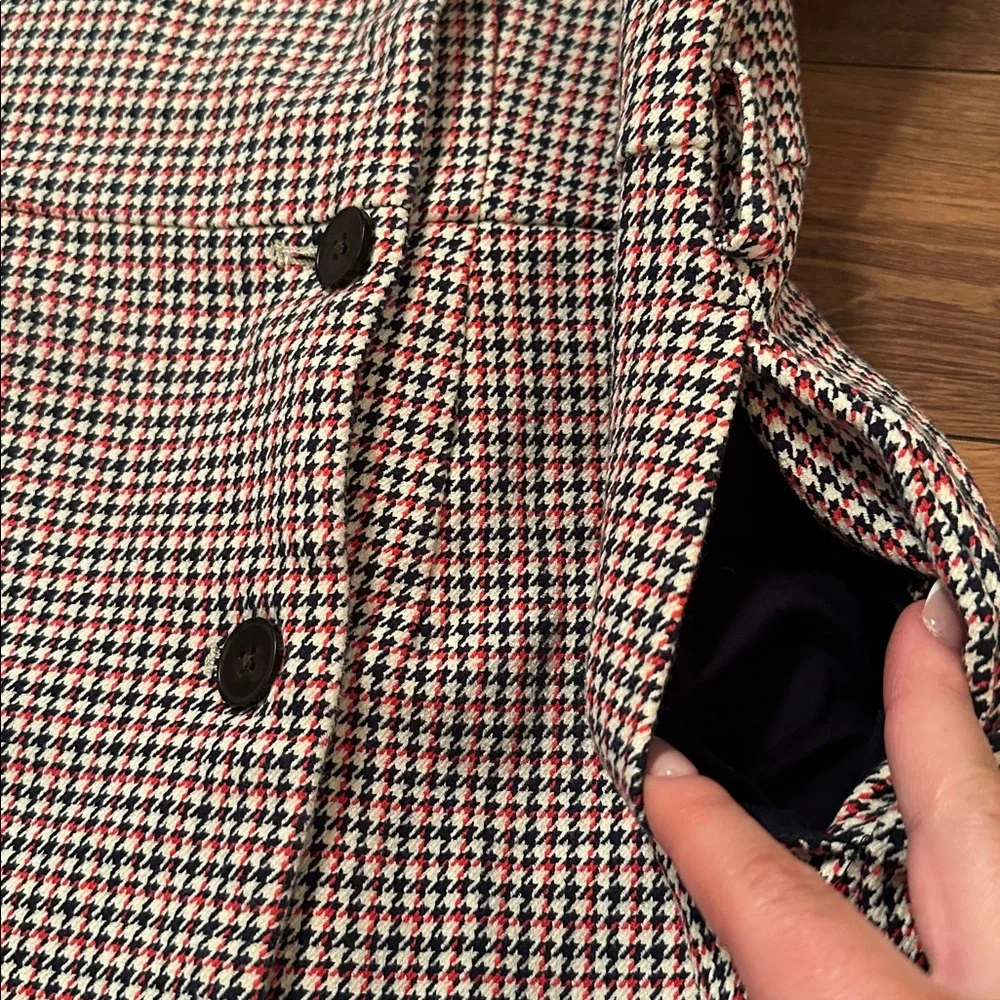 Zara houndstooth herringbone dress XL. NWOT - Picture 5 of 8